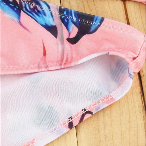 ✅ Sz M/L Perfect Two Piece Floral Padded Bikini - Picture 4 of 6